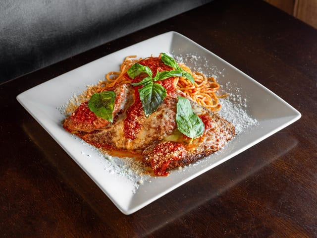 Chicken Parmigiana Sub.