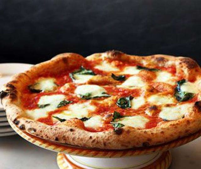 Classic Margherita Pizza.