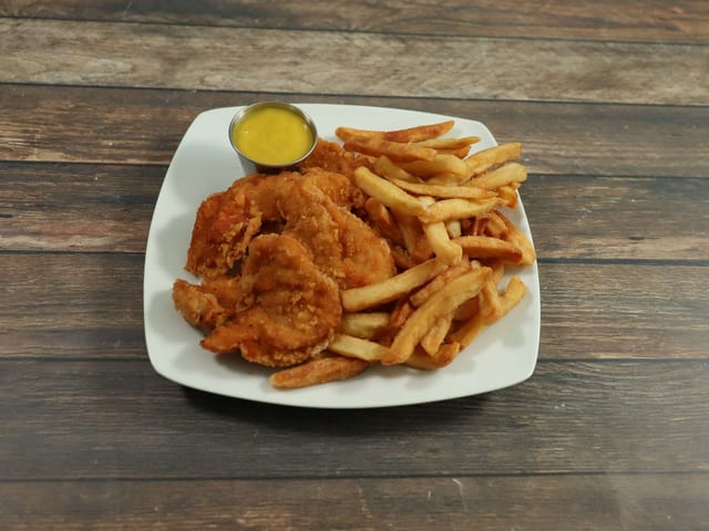Chicken Fingers with Fries.