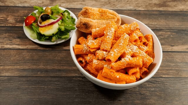 Pasta with Vodka Sauce.